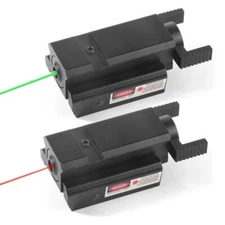 Green Red Dot Laser Sight Low Profile 20mm Tactical Picatinny Rail Rifle Handgun