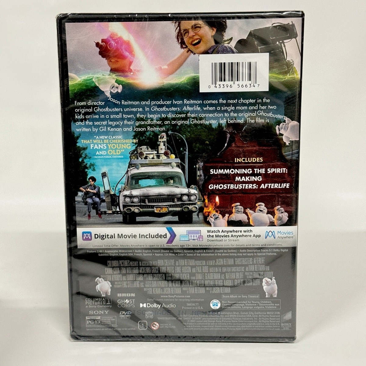 Ghostbusters: Afterlife DVD + Digital Ghosts Monsters