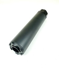 STEALTH ALLOY 7" 1/2"x20 Muzzle Brake Extension Tube for Air Rifle In Black