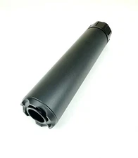 STEALTH ALLOY 7" 1/2"x20 Muzzle Brake Extension Tube for Air Rifle In Black