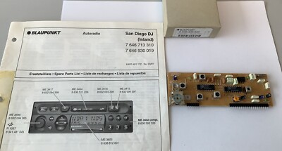 Blaupunkt LCD Display with Board for Car Stereo San Diego DJ Switch Plate NEW
