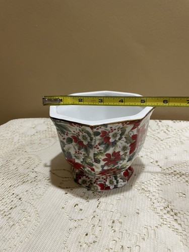 VTg Poinsettia Planter Formalities Baum Bros - Picture 6 of 6