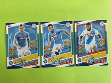 3 CARDS MATCH ATTAX TOPPS HAMSIK CALLEJON INSIGNE_NAPOLI 2016 17