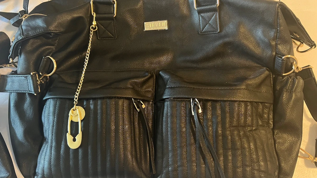 Steve madden clearance leather diaper bag