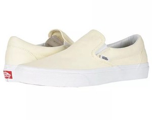 vans classic slip on cream