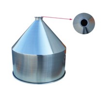 Enhanced 50L Hopper For Liquid Filling Machine Just One 13.2Gal Hopper New