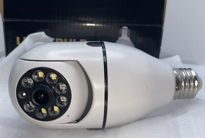 Security Camera Surveillance Light Bulb IOS Android Home WIFI 64 GB