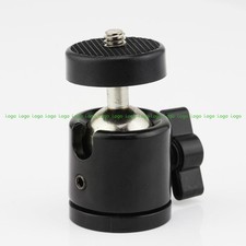 1/4" Screw Mini Ball Head Mount f Flash Light Gopro DV SLR Camera Tripod Monopod