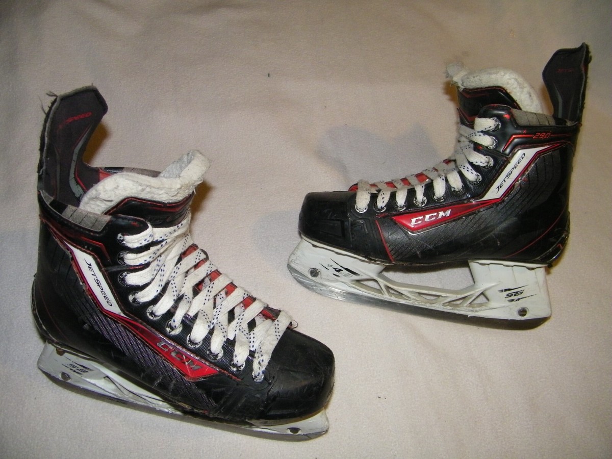 CCM JETSPEED 290 ICE HOCKEY SKATES SIZE D SKATE SHOE DECENT