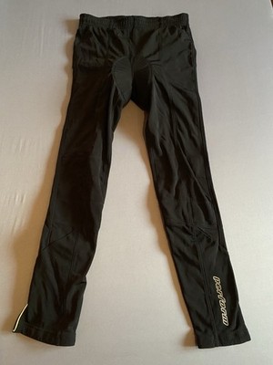 Schwarze Thermowinterradhose von Crane unisex Größe L mit Leuchtreflektoren