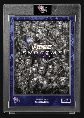 TOPPS 2026 MARVEL TOPPS NOW AVENGER ENDGAME ENCORE PREORDER
