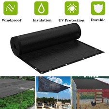 60 Sunblock Shade Cloth Taped Edge with Grommets UV Resistant Shade Net Mesh