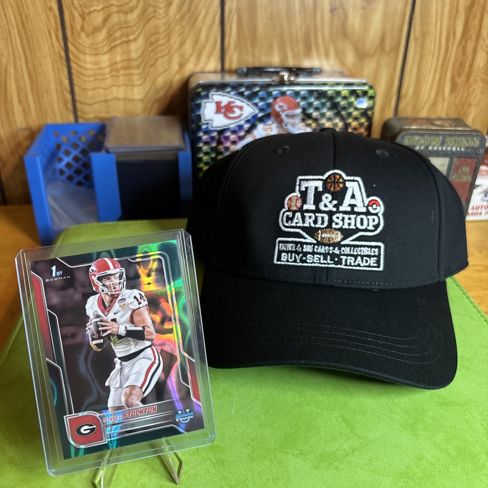 Gunner Stockton 2025 Bowman U Chrome 1st Bowman Teal Lava Refractor #131 Georgia