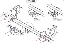 Towtrust Fixed Flange Towbar For Citroen Dispatch Van 2016 On+13 Pin Wiring Kit