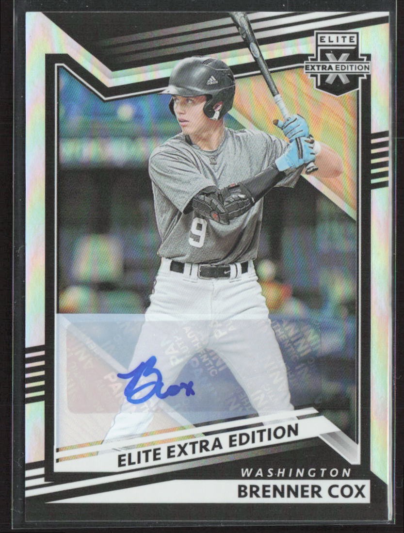 2022 Panini Elite Extra Edition #111 Brenner Cox Signatures
