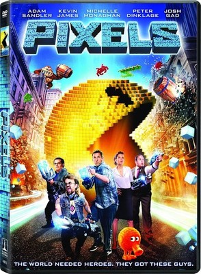 Pixels [SDH] (DVD, 2015, Widescreen) Adam Sandler/Josh Gad/Kevin James!