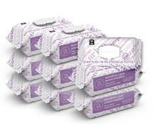 Baby Wipes, Sensitive, Unscented, Cleans Gently, 810 Count, Flip-Top Packs, Pack