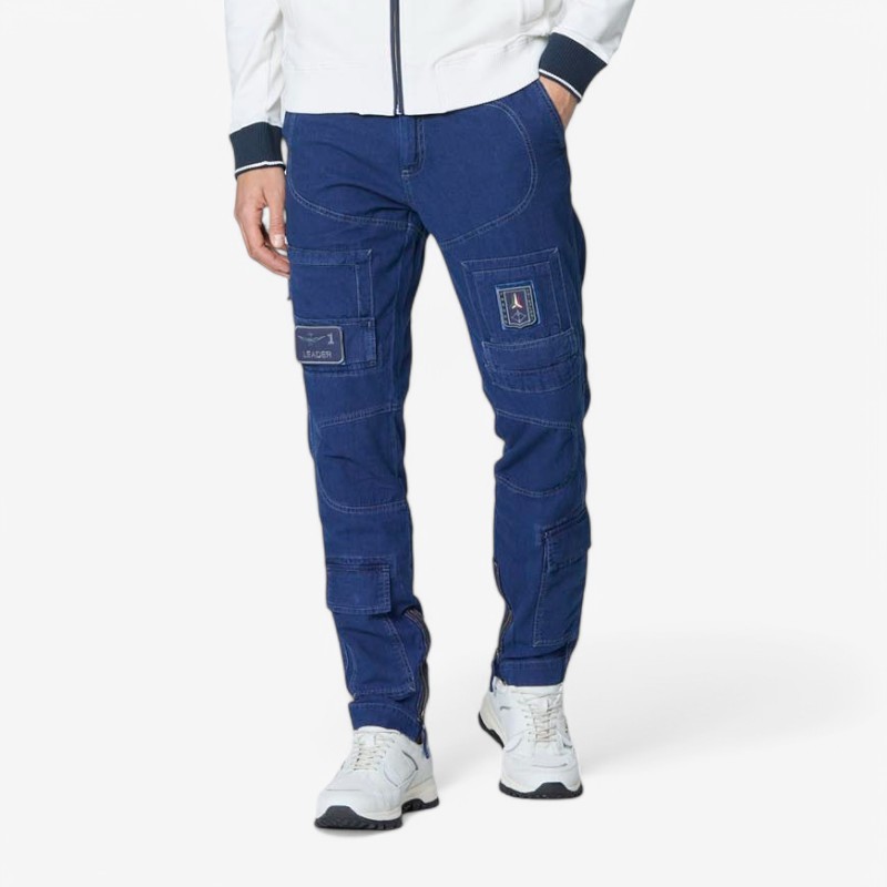 Брюки Anti G Pants Aeronautica Militare PA1655 13137 Синий Индиго Размер 50 CE25 45090₽