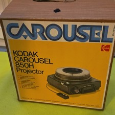 Kodak Carousel 850H Auto Focus 35mm Slide Projector w/ Remote Ektanar Lens Box