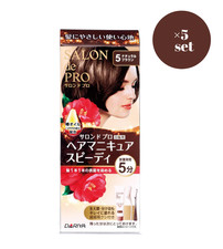DARIYA SALON de PRO Hair Manicure Speedy 5 Hair Dye Natural Brown x 5 set Japan