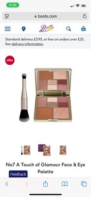No7 A Touch of Glamour Face & Eye Palette - Lidschatten, Bronzer & Highlighter