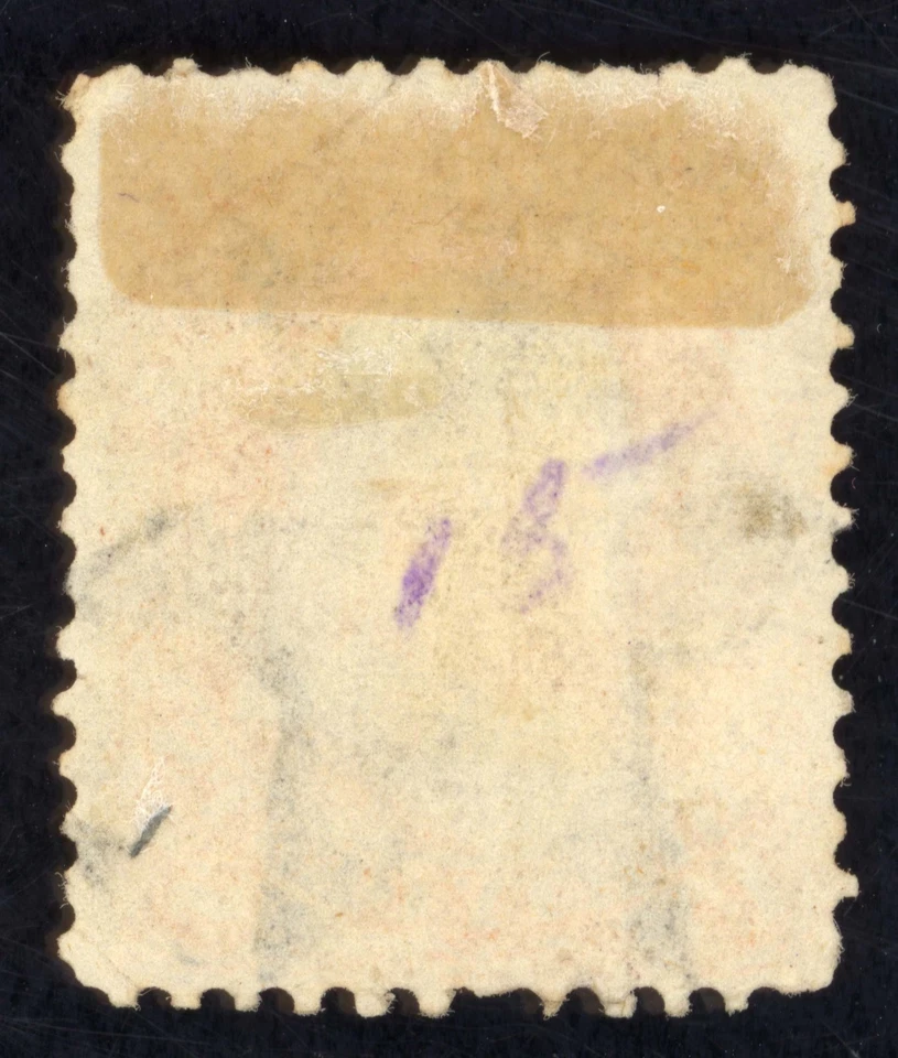 US Scott 71 Usado 30c Naranja Ben Franklin Lote K025 sellos bhmstamps Foto 2 de 2