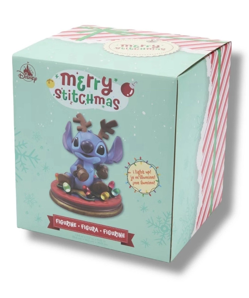 Disney Stitch Light-Up Festive Christmas Figure, Lilo & Stitch