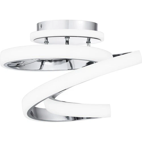 Aviva LED Semi-Flush Mount in Polished Chrome - Picture 3 of 7