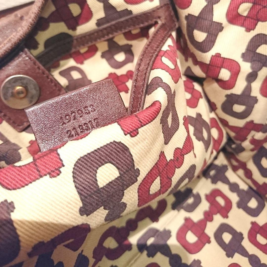 Gucci G.G Leather Tote Bag Women's Luxury Authentic Used Size 24x33x16 thumbnail 9