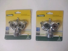 2 Pack - Melnor Metal Twin Spot Sprinkler, #700, New
