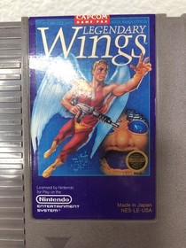 Legendary Wings Nintendo Entertainment System NES 1988 Capcom Official Tested