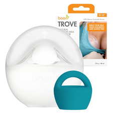 Trove Silicone Manual Breast Pump with Plug - 1 Count 1 Count, 100 Food Grade