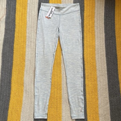 Smartwool Base Layer Bottom Women s M Blue Heather Merino Wool Thermal Leggings