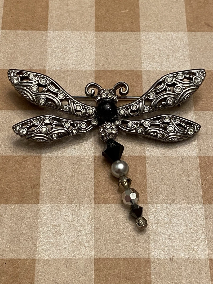 swarovski dragonfly brooch products for sale | eBay