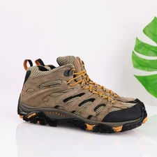 Merrell Mens Moab 3 Mid Ventilator Boots Size 13 Waterproof Walnut Hiking Vibram