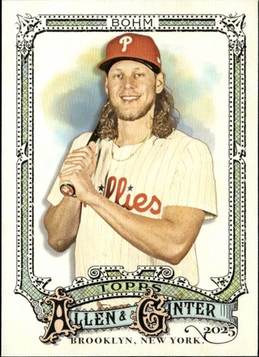 2025 Topps Allen & Ginter #234 Alec Bohm | Baseball Card