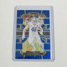 Panini 2023 Select Jack Campbell Rookie Prizm blue disco #33/25 Detroit Lions