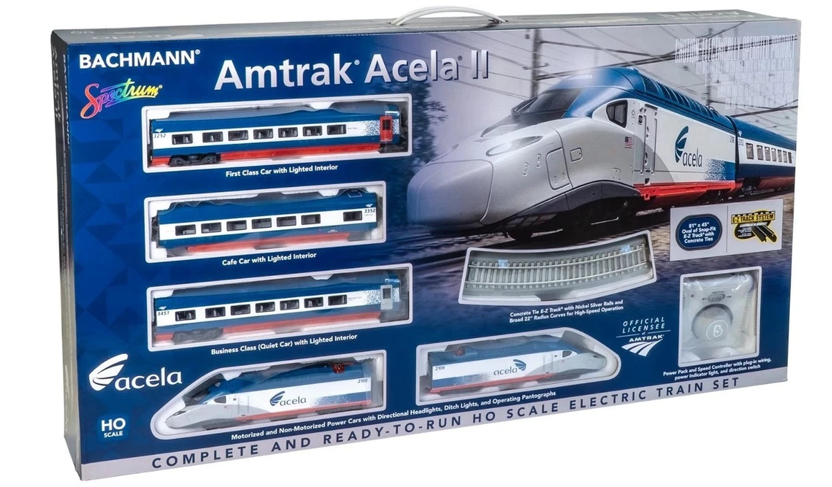 Buy Bachmann 01206 HO Amtrak Acela II Train Set online | eBay