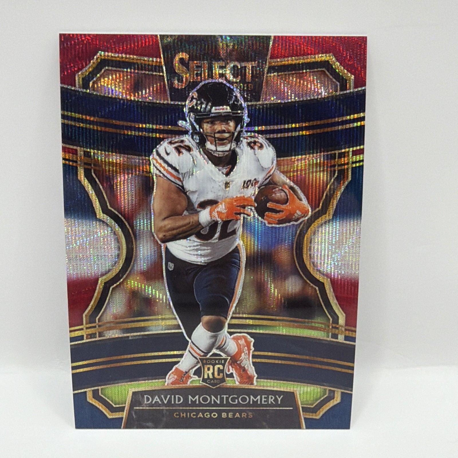 2019 Panini Select Concourse Tri-Color Prizm /199 David Montgomery #27