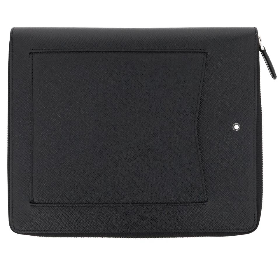 Montblanc Leather Goods Sartorial Schreibmappe A5 Außenfach Schwarz ID: 128662 - Bild 1 von 4