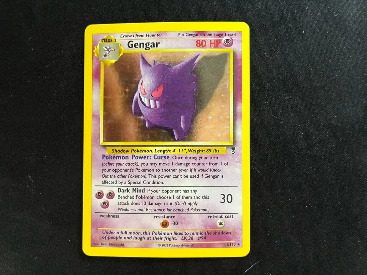 Gengar Pokémon TCG Legendary Collection Individual Collectible