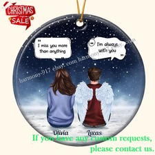 Family Memorial - Personalized Ceramic Ornament - Memorial, Loving Gift For F...