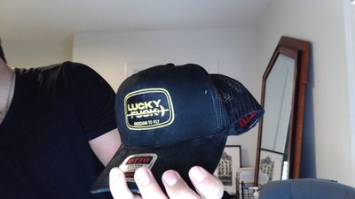Lucky F**K 'Freedom to Fly' Otto Black Mesh Trucker Snapback Hat