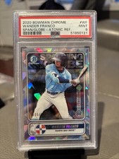 2020 Bowman Chrome Wander Franco /150 STG-WF Atomic Refractor Mint 9 