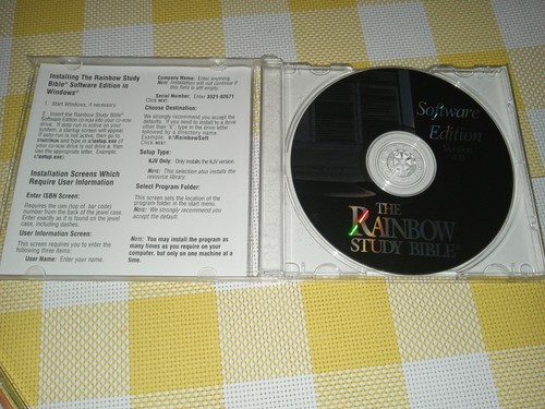 The Rainbow Study Bible - Software Edition - King James Version 4.0 - Afbeelding 4 van 6
