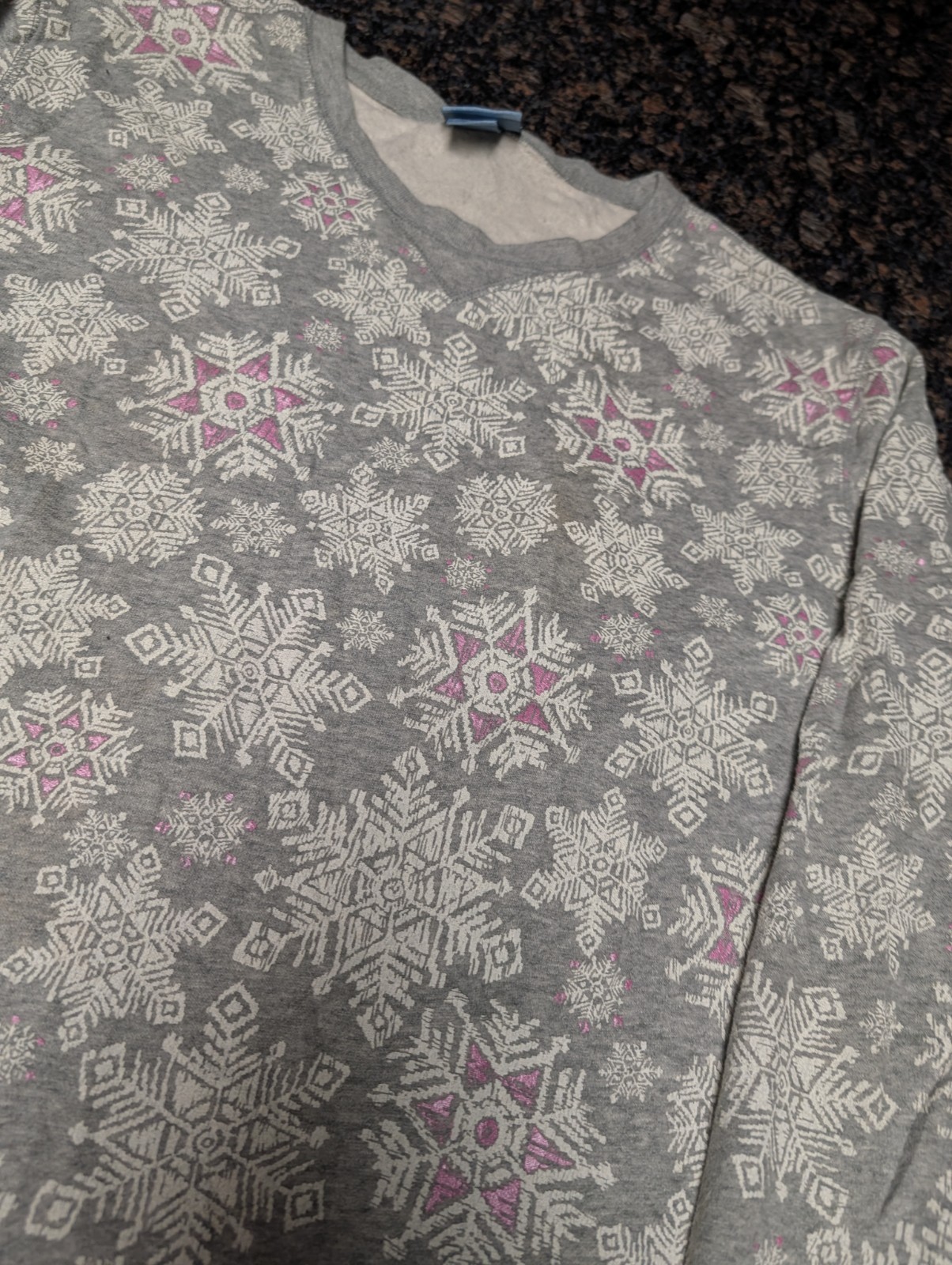 Classic Elements Easy Pullover Sweatshirt Top Gra… - image 3