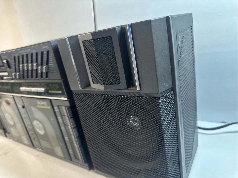 YORX Modelo BP1000 3 Reproductor Grabador de Cassette AM/FM Boombox (leer Descripción) Foto 4 de 4