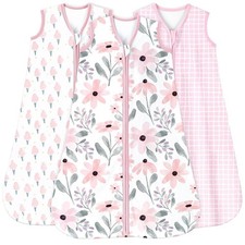 Baby Sleep Sack 6-12 Months 0.5 Tog Wearable Blanket for Baby, 3 Pack 100 Or...