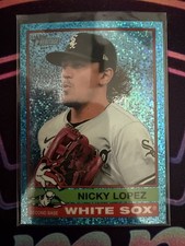 2025 Heritage - Nicholas Lopez Chrome Light Blue Sparkle Refractor White Sox