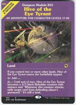 Hive of the Eye Tyrant R Adventures in the Forgotten Realms 355 NM